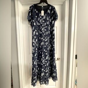 NWT size XXL navy maxi dress